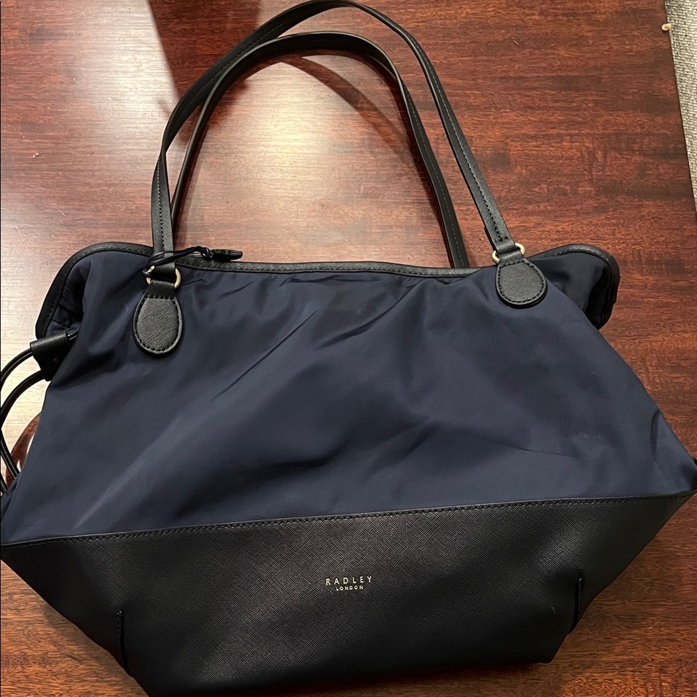 Radley London Elegant Navy and Black Baby Bag